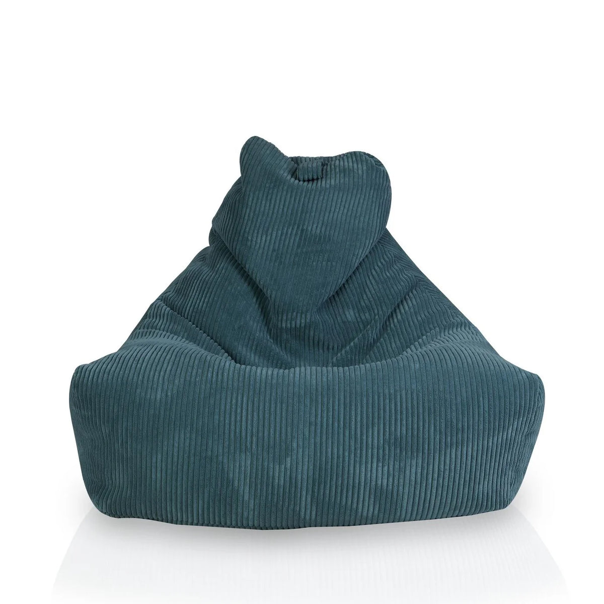 Fauteuil pouf salon en velours côtelé | Keiko