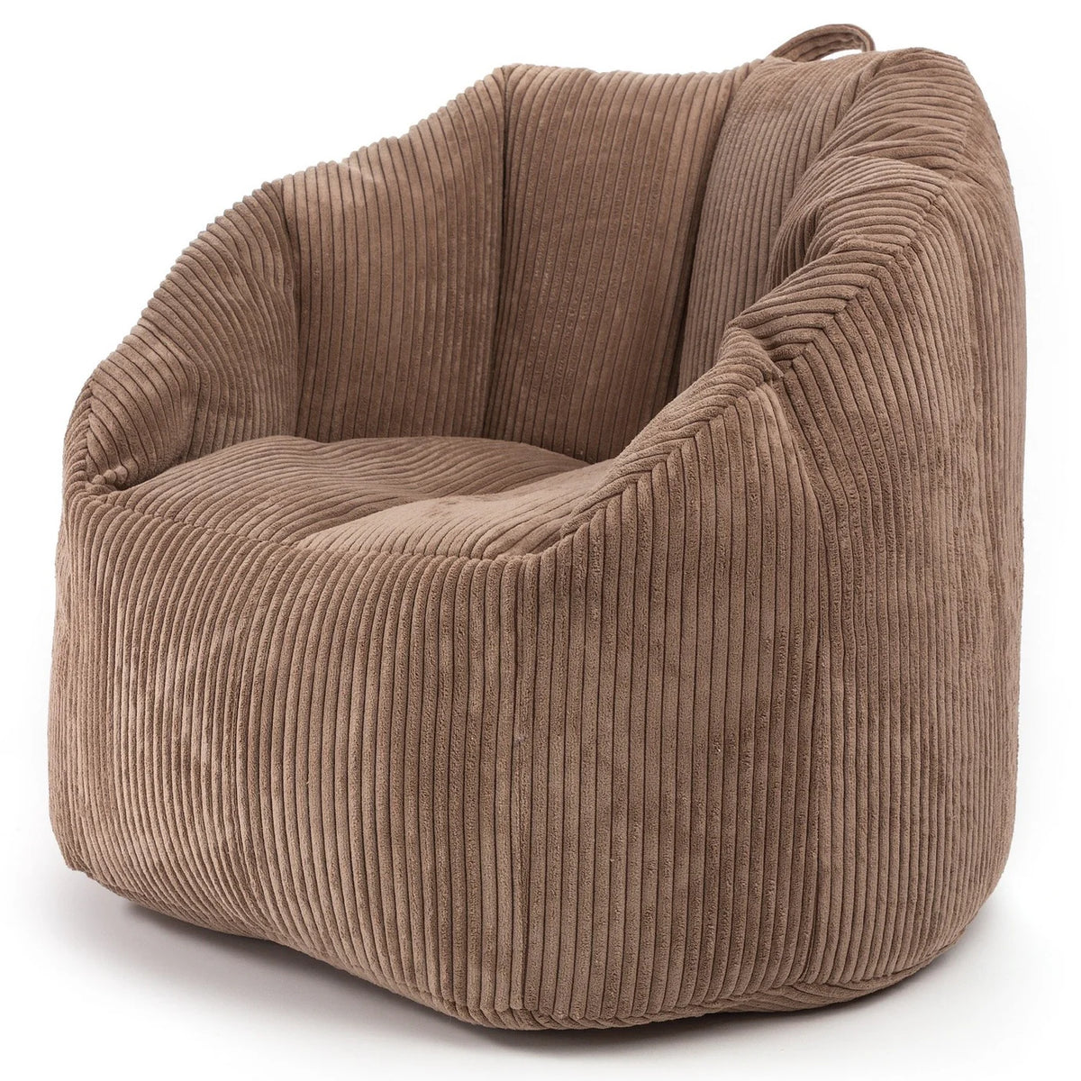 Fauteuil pouf en velours côtelé | Alto