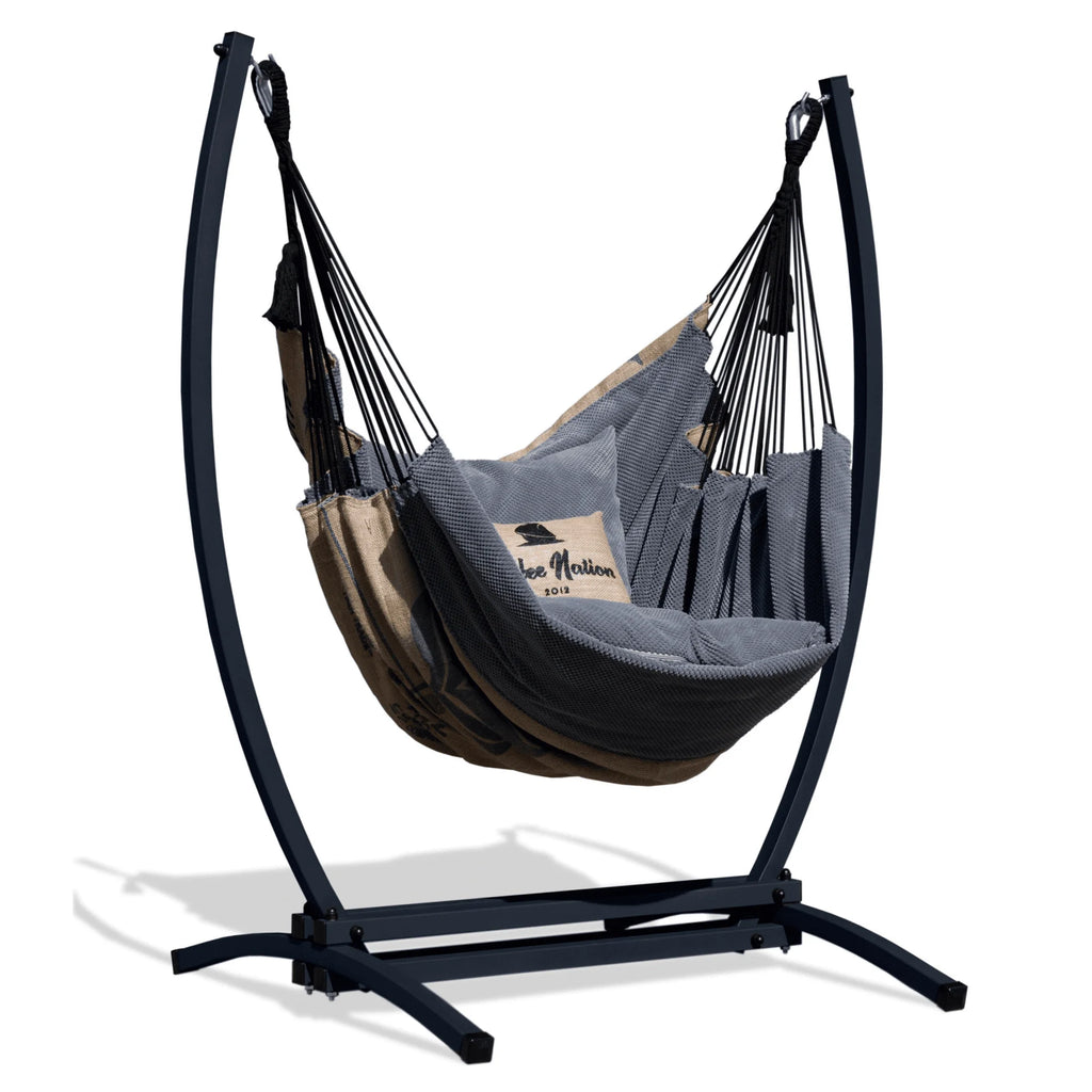 Fauteuil suspendu en toile de jute | Coffee