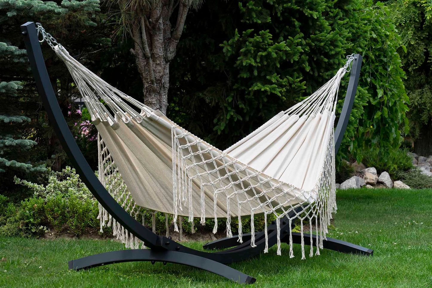 Hamac sur pied macramé | Medellin